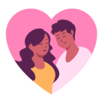SHOP IZIVERSE CÔTE D'IVOIRE 22 a man and woman in a heart shape